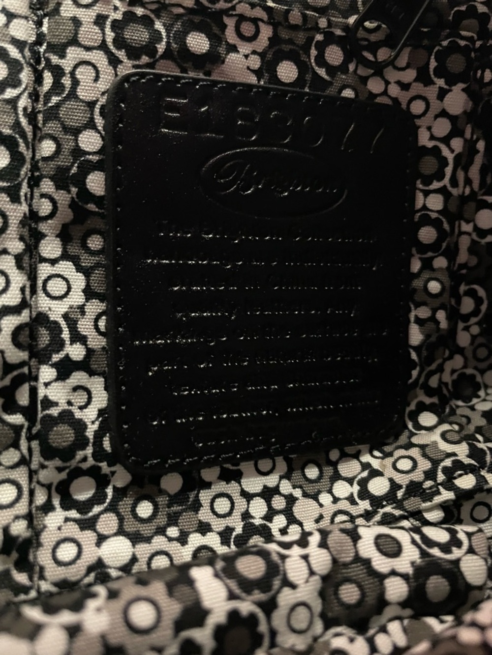 Brighton Black Leather Hobo Purse - Picture 10 of 15